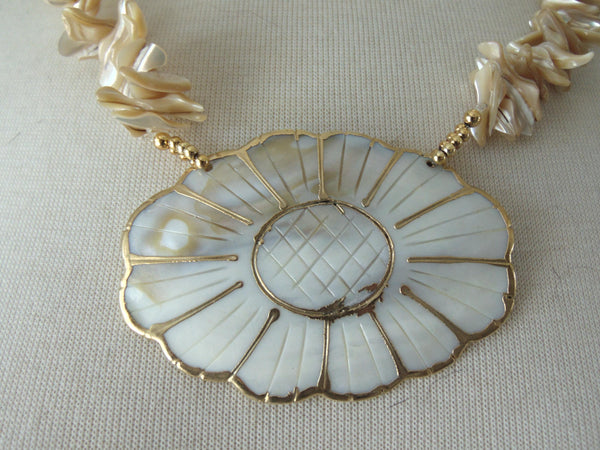 Seashell Necklace Choker, Summer Beach Necklaces, Swimsuit Jewelry