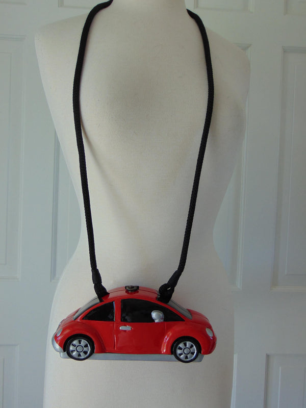 Red Volkswagen Purse Handcrafted Wood Designed By Timmy Woods