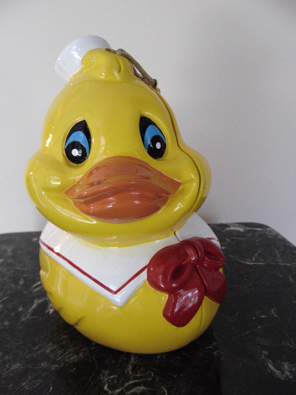 Timmy Woods Vintage Wooden Yellow Duck Purse