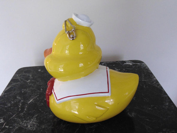Timmy Woods Vintage Wooden Yellow Duck Purse