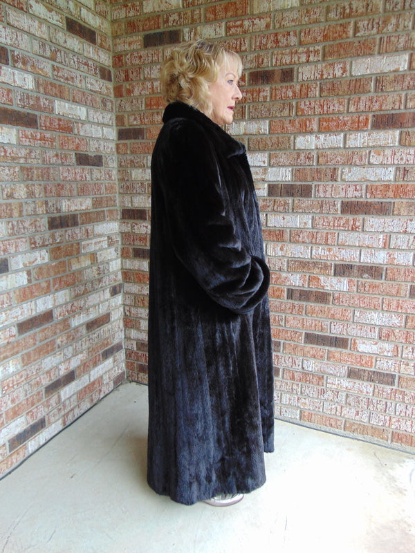 Estate Blackglama Mink Fur Size XL