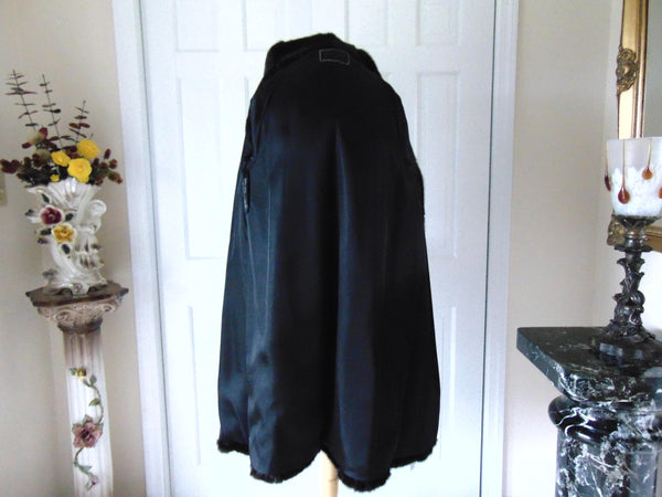 Designer Viccali  Up To Date Black Mink Fur Coat