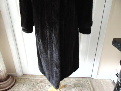 Designer ViccaliUp To Date Black Mink Fur Coat