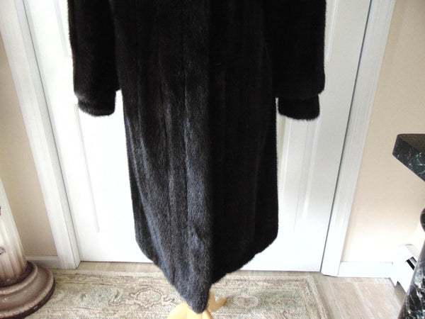 Designer Viccali  Up To Date Black Mink Fur Coat