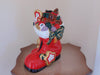 Handcrafted Wooden Red Christmas Stocking Timmy Woods Purse