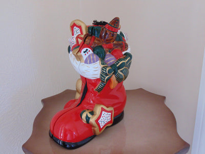 Handcrafted Wooden Red Christmas Stocking Timmy Woods Purse