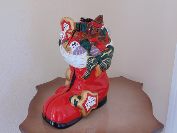 Handcrafted Wooden Red Christmas Stocking Timmy Woods Purse