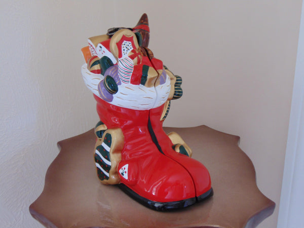 Handcrafted Wooden Red Christmas Stocking Timmy Woods Purse