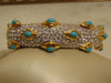 Kenneth Jay Lane Faux Turquoise Crystal Bracelet