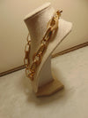Kenneth Jay Lane Gold Chain Link And Circle Necklace