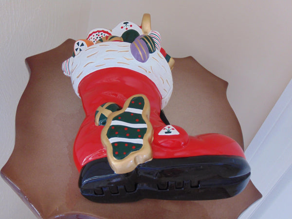 Handcrafted Wooden Red Christmas Stocking Timmy Woods Purse