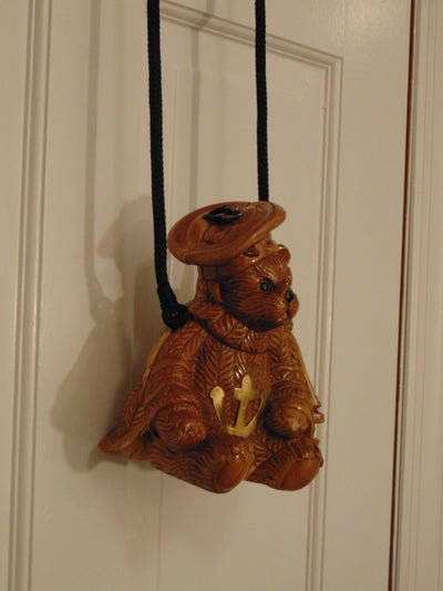 Timmy Woods Handcrafted Wooden Teddy Bear Anchors Away Purse