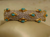 Kenneth Jay Lane Faux Turquoise Crystal Bracelet