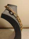 Kenneth Jay Lane Gold Chain Link And Circle Necklace