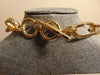 Kenneth Jay Lane Gold Chain Link And Circle Necklace