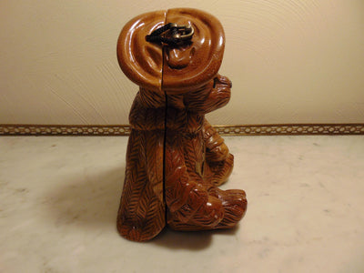 Timmy Woods Handcrafted Wooden Teddy Bear Anchors Away Purse